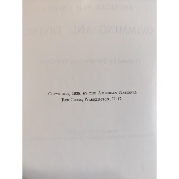 The American Red Cross Swimming and Diving 1938 Paperback Photographs - Picture 7 of 12